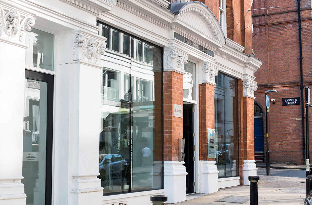 Front exterior of Enterprise House.