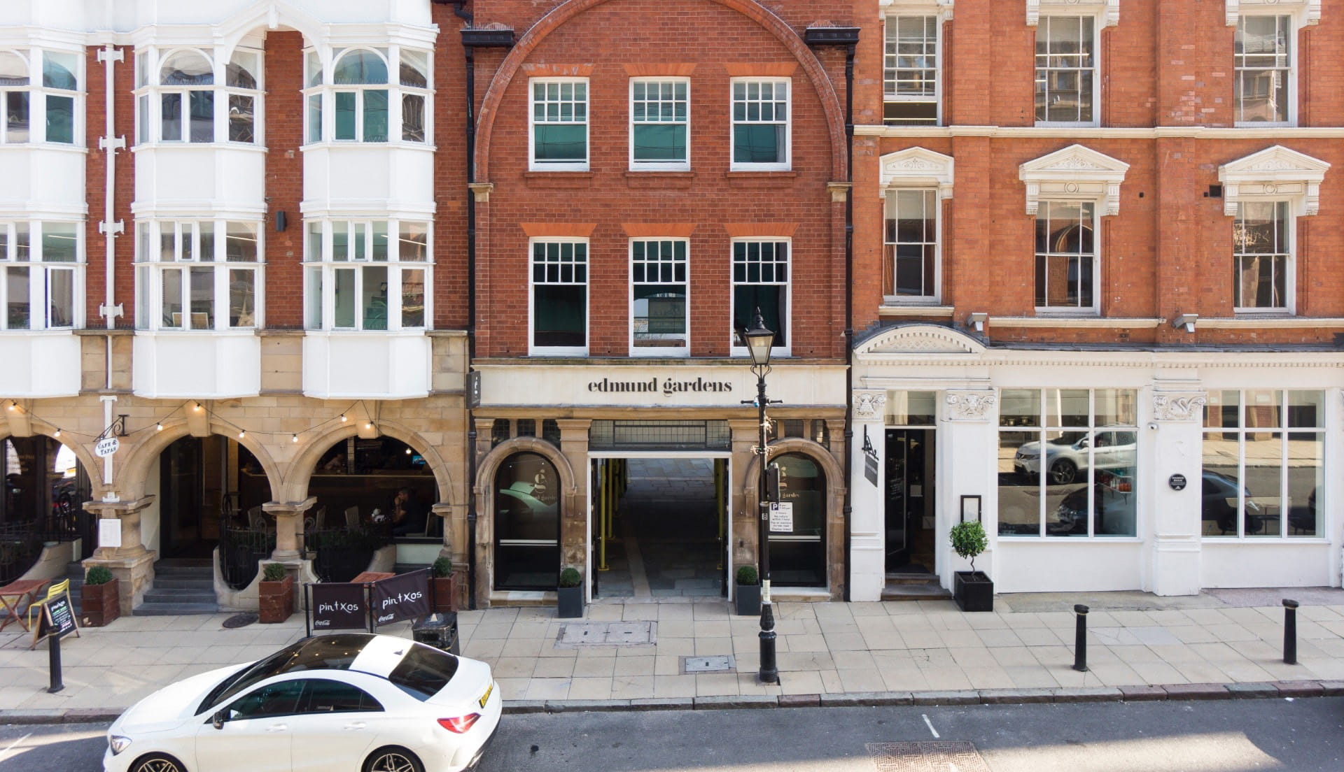 Exterior view of Edmund Gardens, Grade-A Office Space in Birmingham.